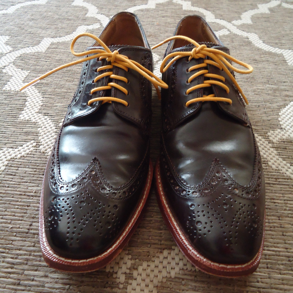 Cole Haan Men's Brown Derby Wingtip Shoe 8.5M
